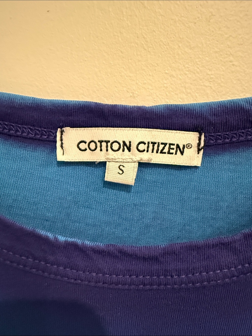 Cotton Citizen Vintage Cobalt Standard Tee View 2